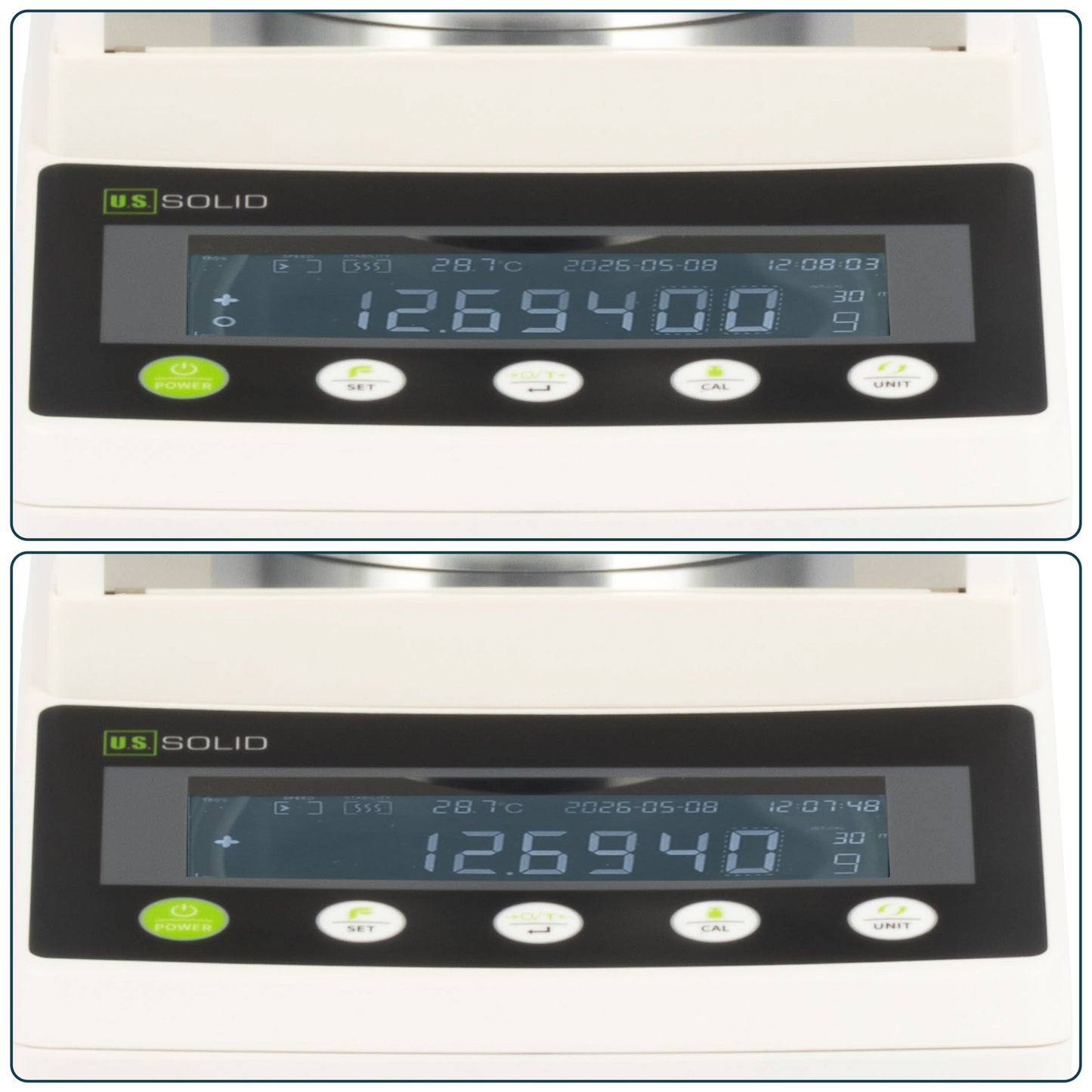 0,01 mg puolimikroanalytiikkavaaka - 102 g x 0,01 mg / 0,1 mg tieteellinen laboratoriotarkkuusvaaka automaattisella kalibroinnilla