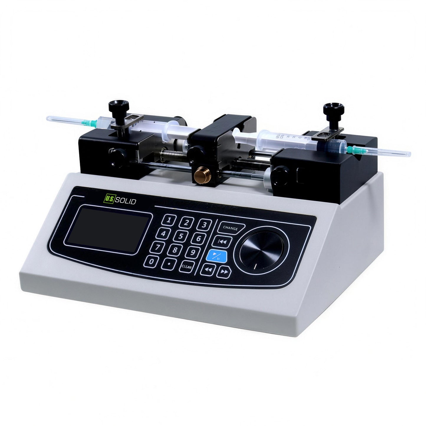 Dual-Channel Continuous Syringe Pump, Infuse/Withdraw, 0.001 uL/min~36.859 mL/min, Continuous Liquid Supply