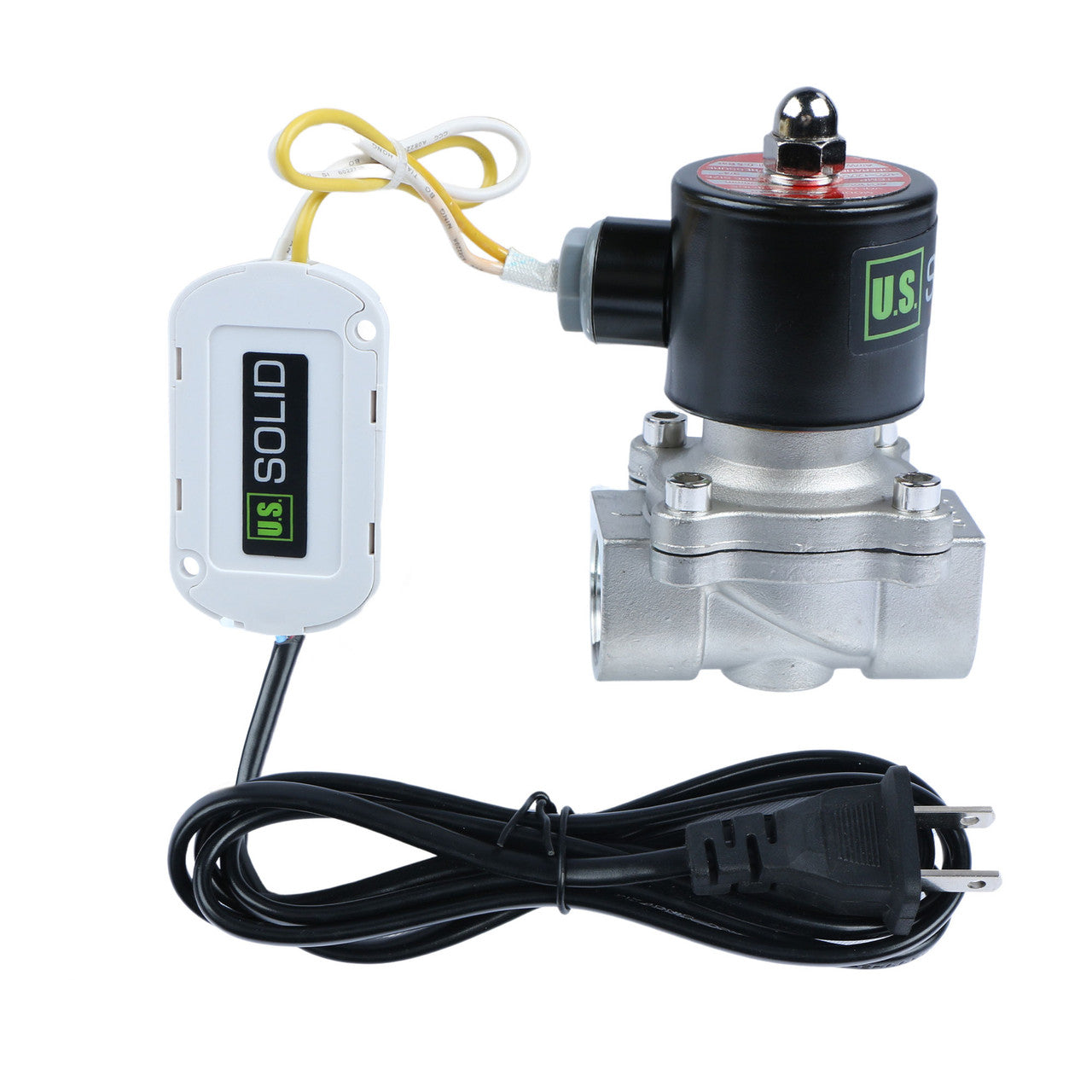 U.S. Solid 3/4 Zoll Magnetventil 24V AC N.C. Aus Edelstahl – Für Wasser, Luft, Öl & Benzin Mit VITON-Dichtung U.S. Solid 3/4 Zoll Magnetventil 24V AC N.C. Aus Edelstahl – Für Wasser, Luft, Öl & Benzin Mit VITON-Dichtung