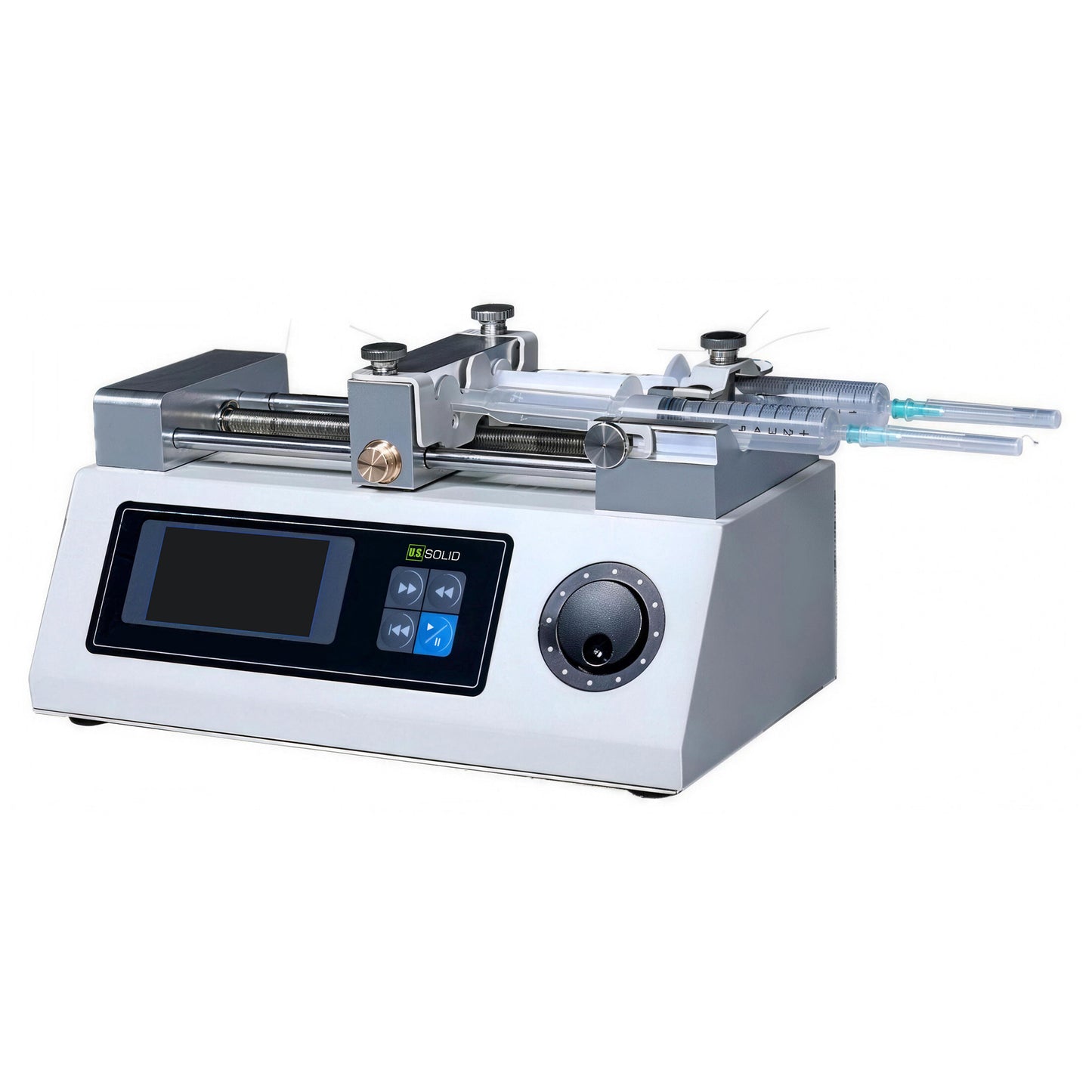 Dual-channel Infuse/Withdraw Syringe Pump, 0.764nL-52.95mL/min, 180N Trust
