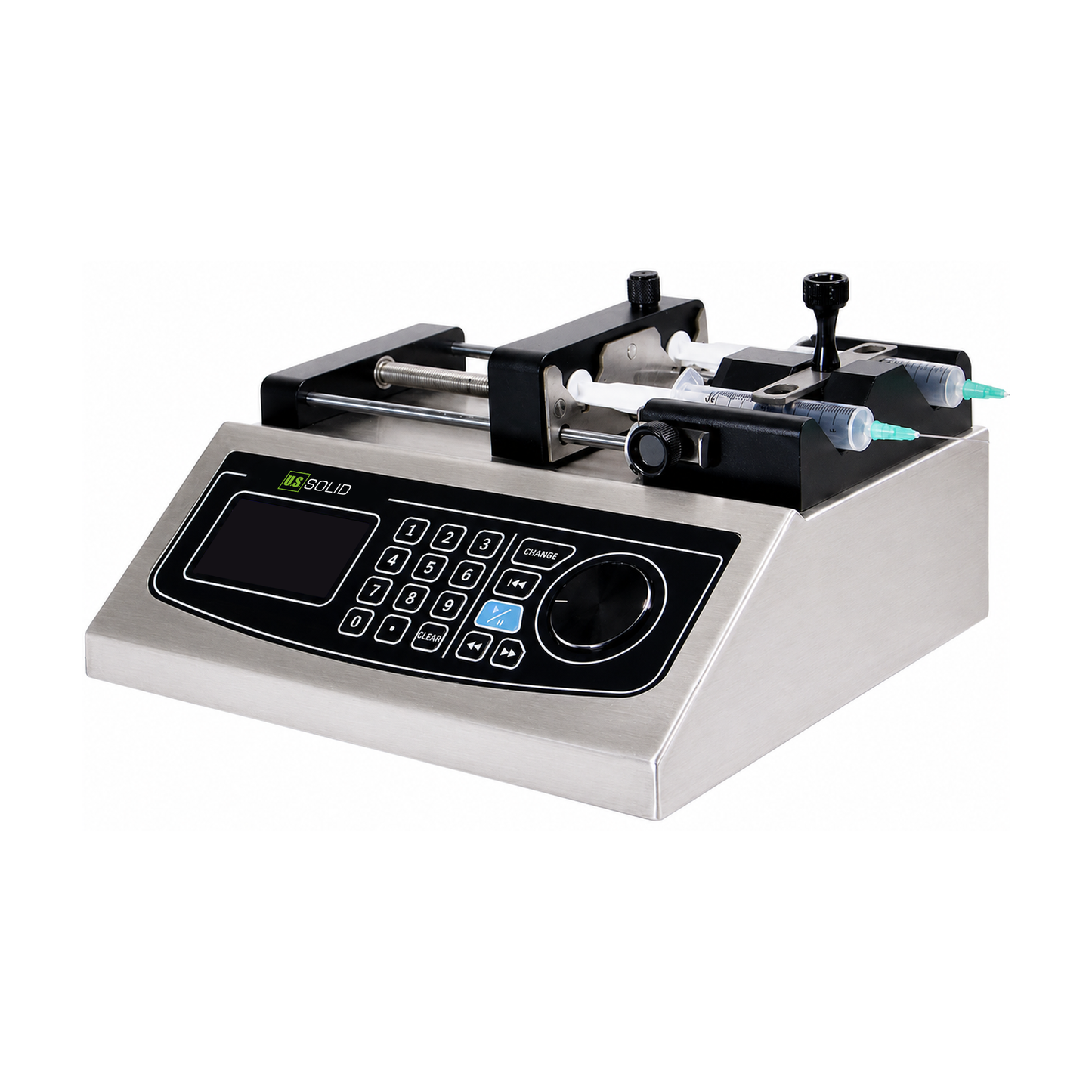 Dual-channel Infuse/Withdraw Syringe Pump, 0.001 uL/min to 150.5 mL/min, 280N Trust