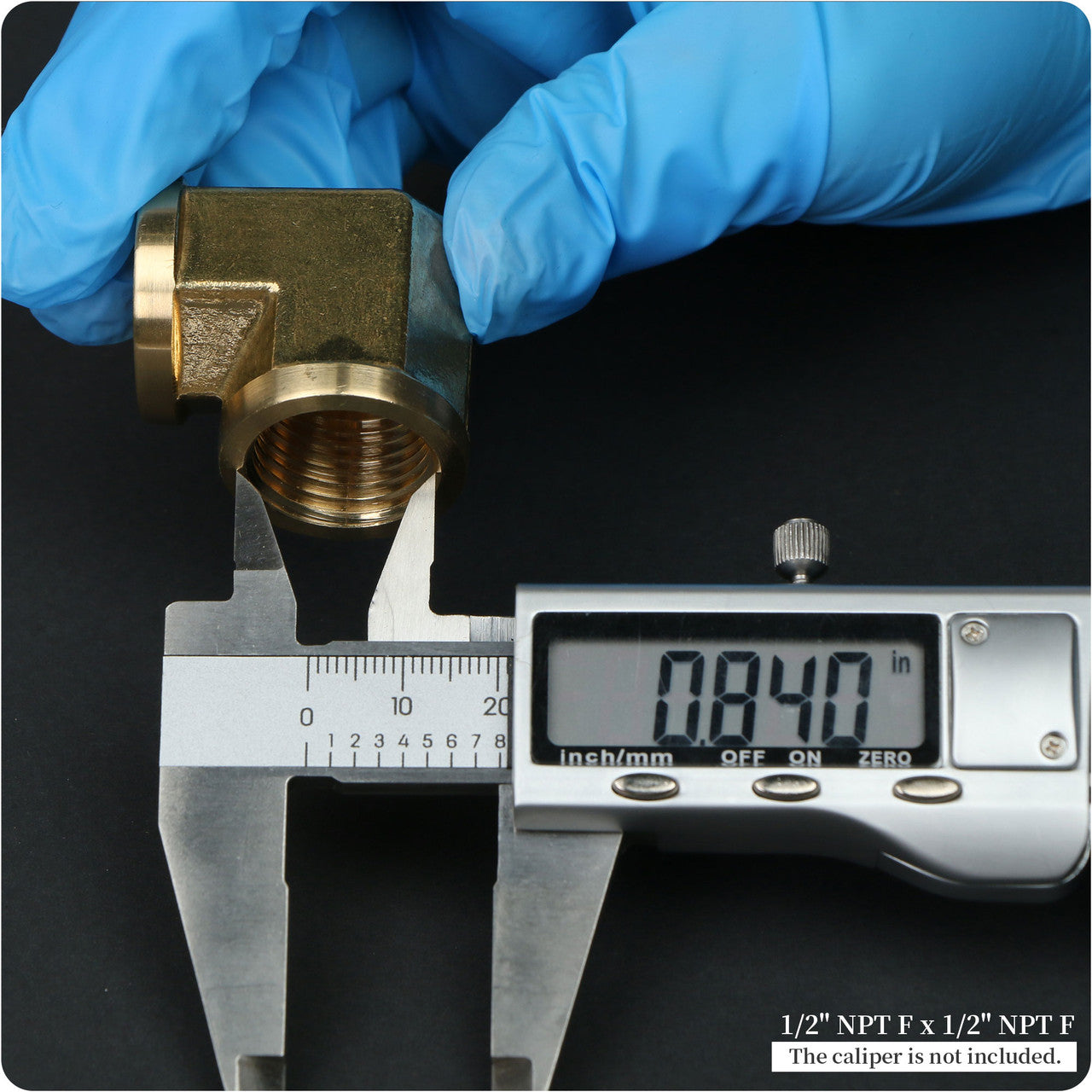 U.S. Solid 2pcs 90 Degree Barstock Street Elbow Brass Pipe Fitting 1/2" NPT Female Pipe to 1/2" NPT Female