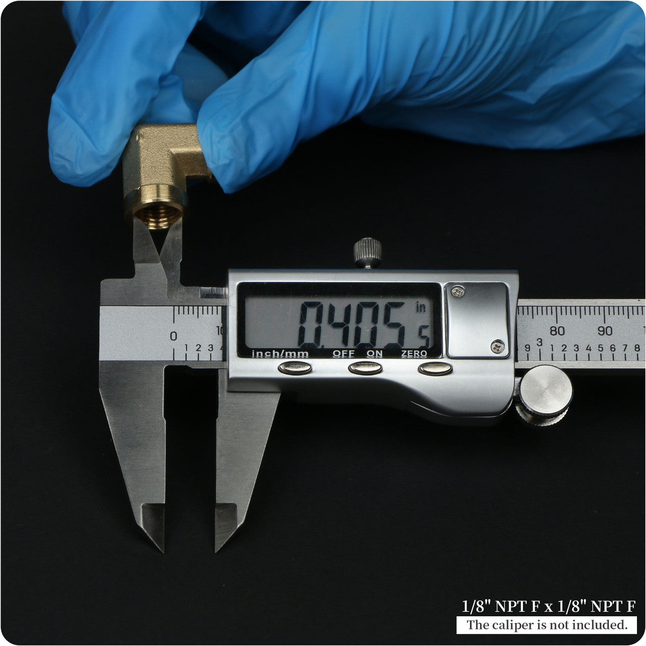 U.S. Solid 2pcs 90 Degree Barstock Street Elbow Brass Pipe Fitting 1/8" NPT Female Pipe to 1/8" NPT Female