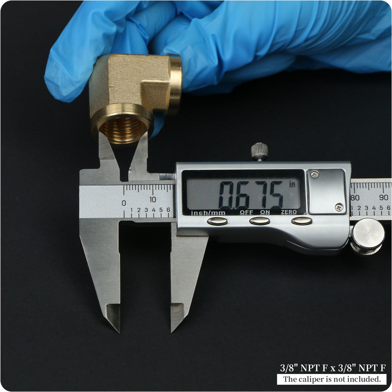 U.S. Solid 2pcs 90 Degree Barstock Street Elbow Brass Pipe Fitting 3/8" NPT Female Pipe to 3/8" NPT Female