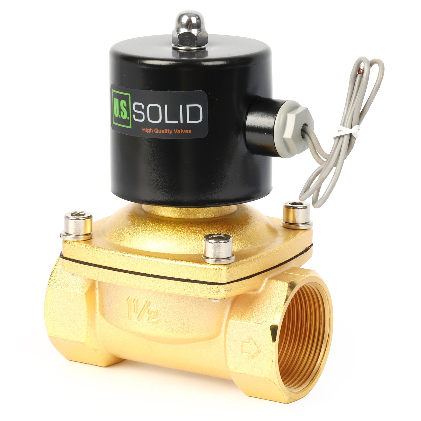 1-1/2" Zinc-Alloy Solenoid Valve - 24V DC , NBR Seal, Normally Closed