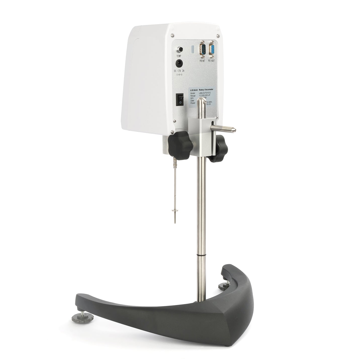 Rotary Viscometer - 100-40,000,000 cP, Digital LCD Display, 54 Speeds, Auto Scan, Printer&PC Interfaces