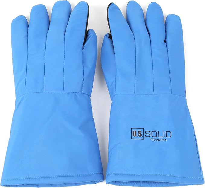 cryo handschuhe stickstoff U.S. Solid Kryogene Handschuhe, Schutz vor flüssigem Stickstoff, -319°F, kältebeständig, CE EN511 zertifiziert (15 Zoll (rutschfest))