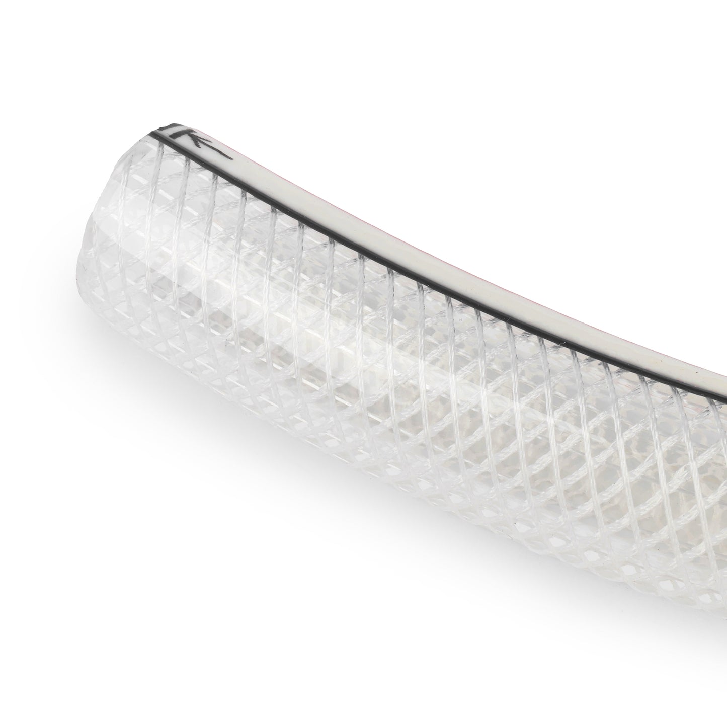 ท่อ PVC ถักแรงดันสูง - ใส เส้นผ่านศูนย์กลางภายใน 3/4 นิ้ว x เส้นผ่านศูนย์กลางภายนอก 1 นิ้ว (10 ฟุต)