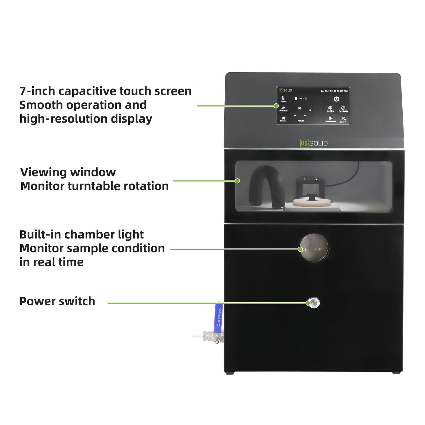 3000W Non-Contact Ultrasonic Homogenizer Processor, Cup Horn Cell Disruptor with 7" Touch Screen for NGS DNA Fragmentation and ChIP Assay