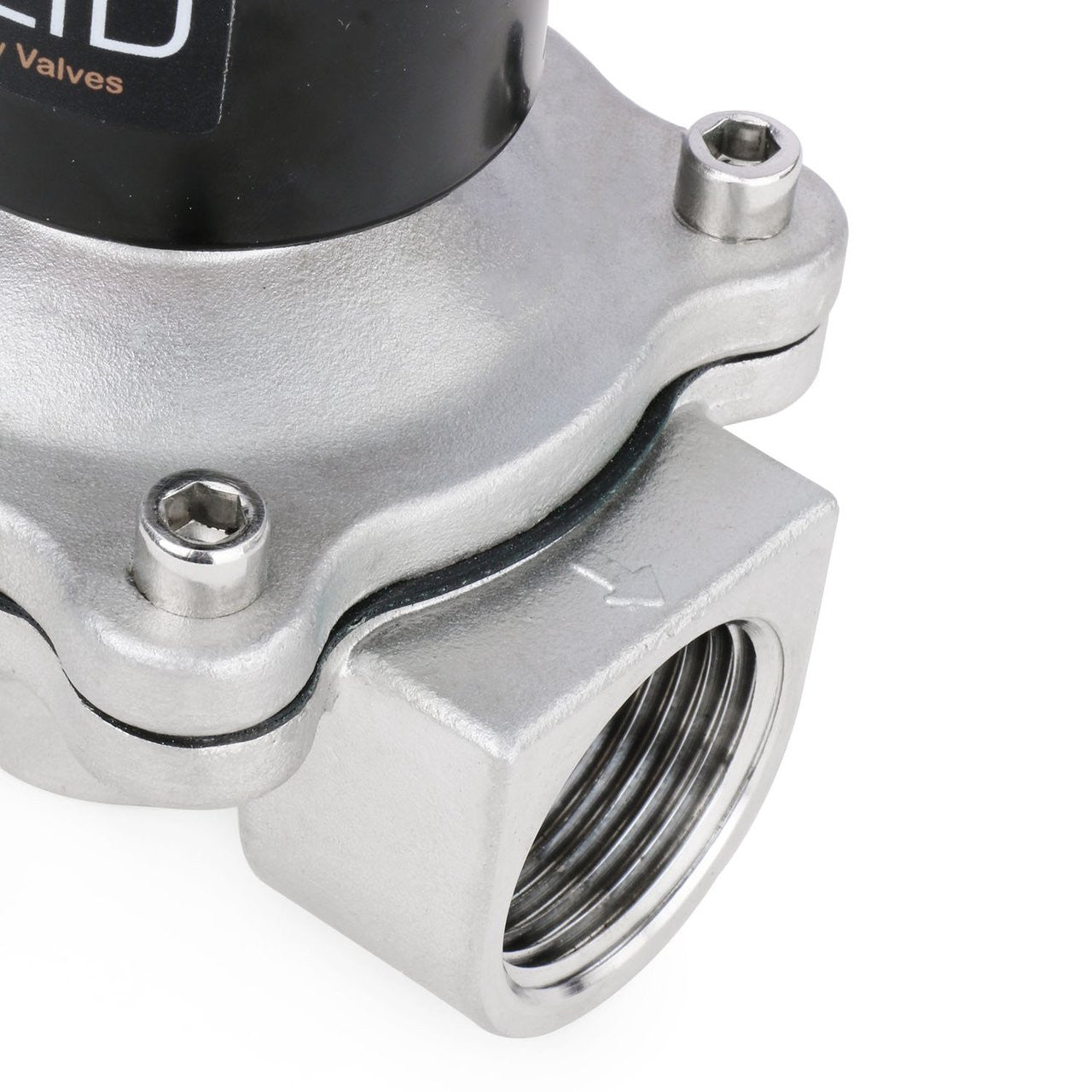 1" Solenoid Valve - 110V AC Stainless Steel Electric Solenoid Valve, Normally Closed, VITON Seal