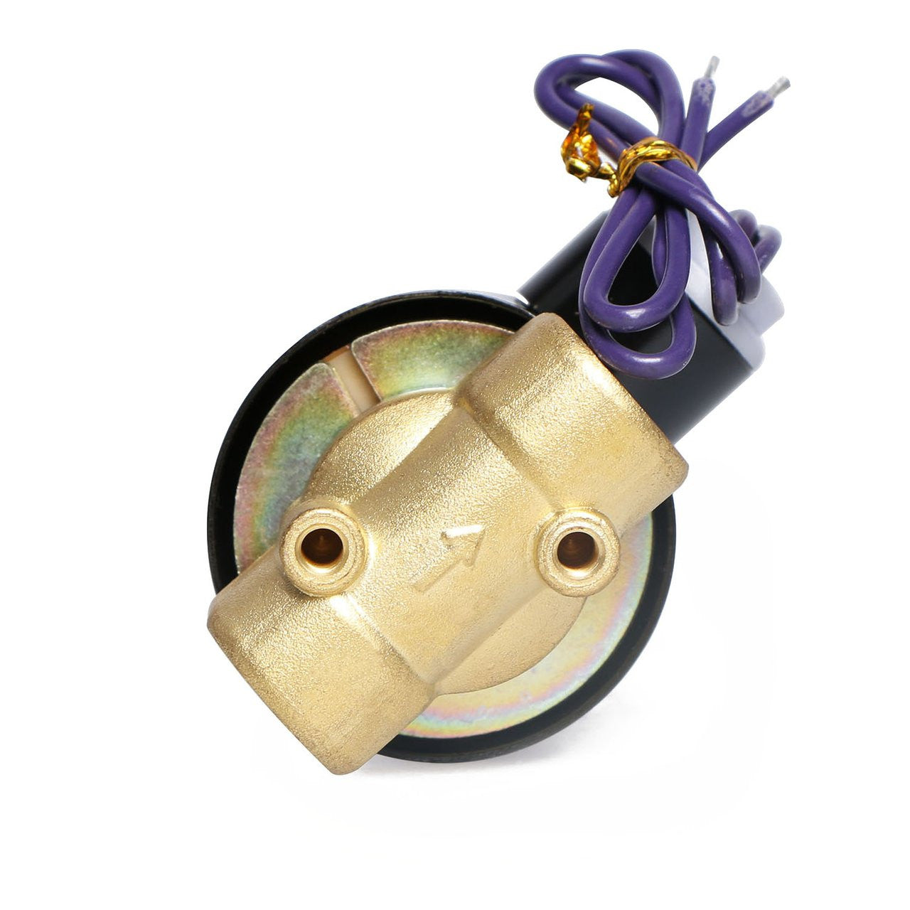 3/8" Solenoid Valve - 12V DC Brass Electric Solenoid Valve, Normally Closed, VITON Seal