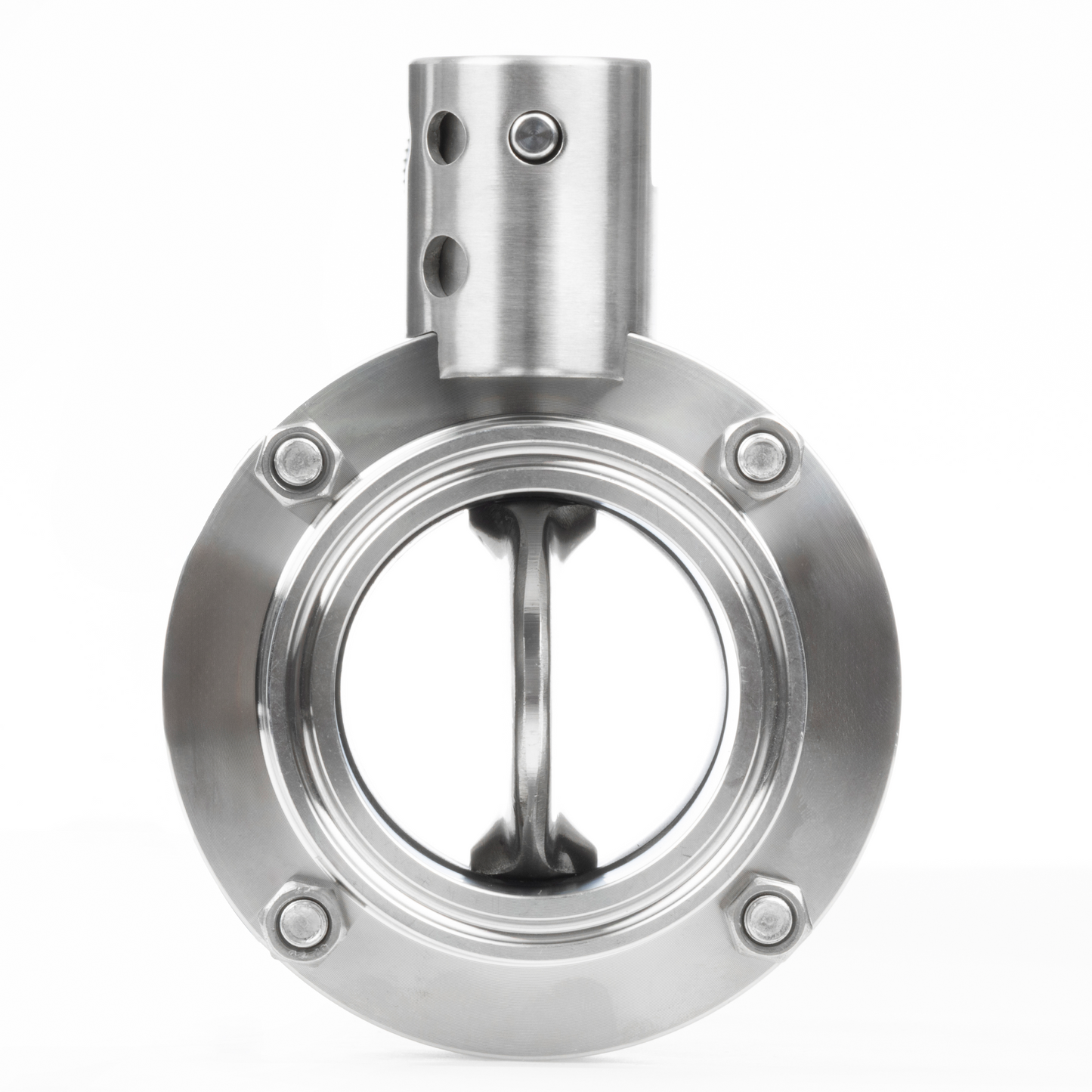 2 Inch Tri Clamp Sanitary Butterfly Valve Stainless Steel 304 Tri Clamp Clover, 2 PCS (55mm Tube OD)