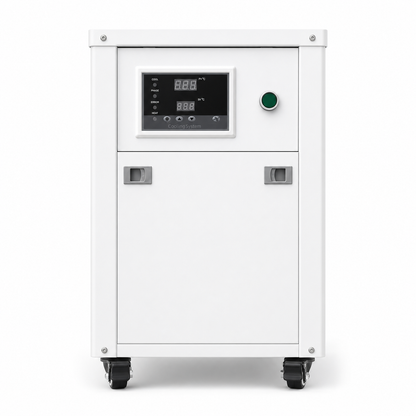 7.5L Industrial Water Chiller for CO2 Laser Engraver Cutter & Induction Heater, 1.7kW Cooling Capacity, 20L/min, Available with 110V or 220V Power Options