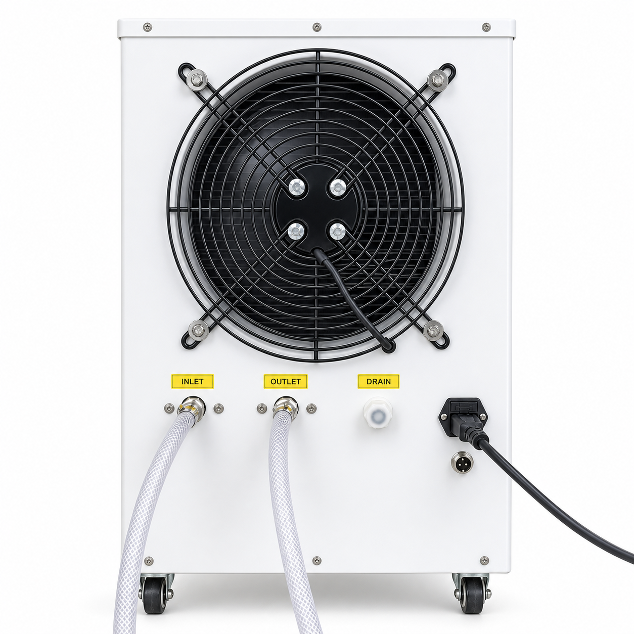 7.5L Industrial Water Chiller for CO2 Laser Engraver Cutter & Induction Heater, 1.7kW Cooling Capacity, 20L/min, Available with 110V or 220V Power Options