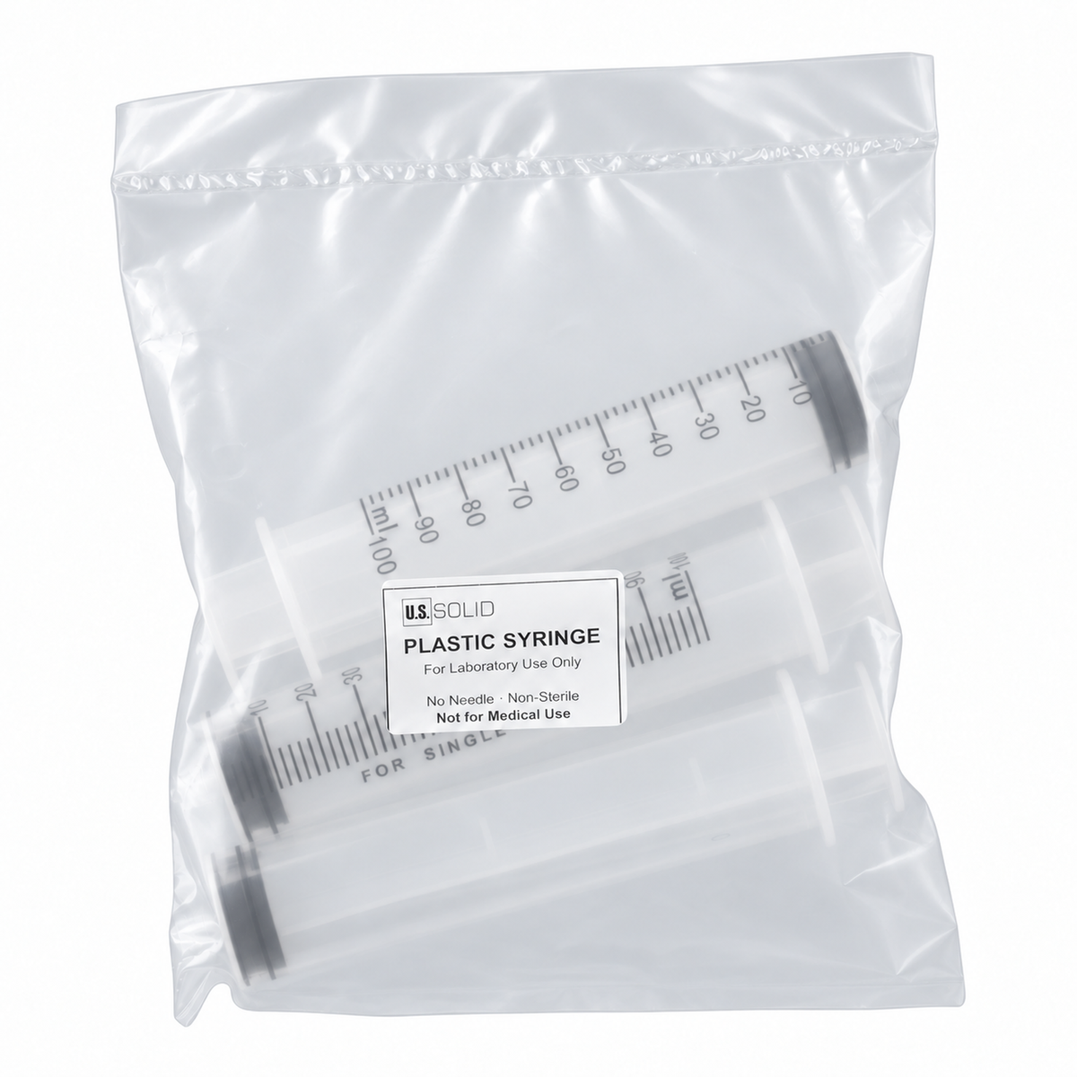 Sprøjter til laboratoriesprøjtepumper, 100 ml, 12-pakning