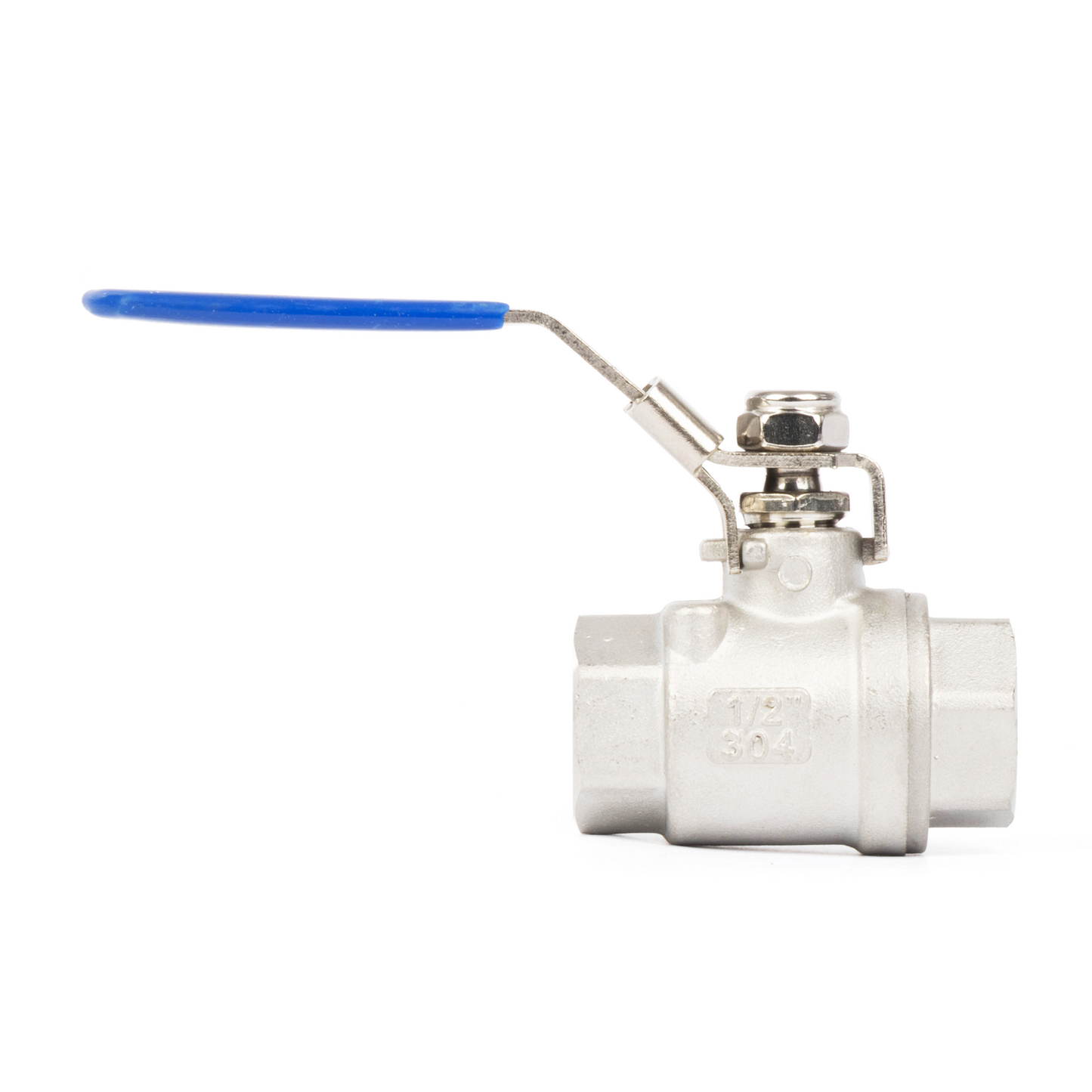 1/2" Lockable Ball Valve – Female x Female Stainless Steel Heavy Duty, 1000WOG, Full Port with Locking Device