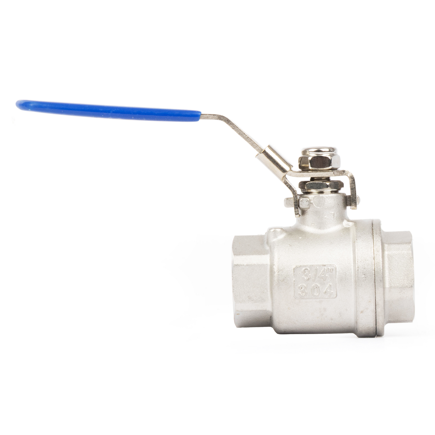 3/4" Lockable Ball Valve – Female x Female Stainless Steel Heavy Duty, 1000WOG, Full Port with Locking Device