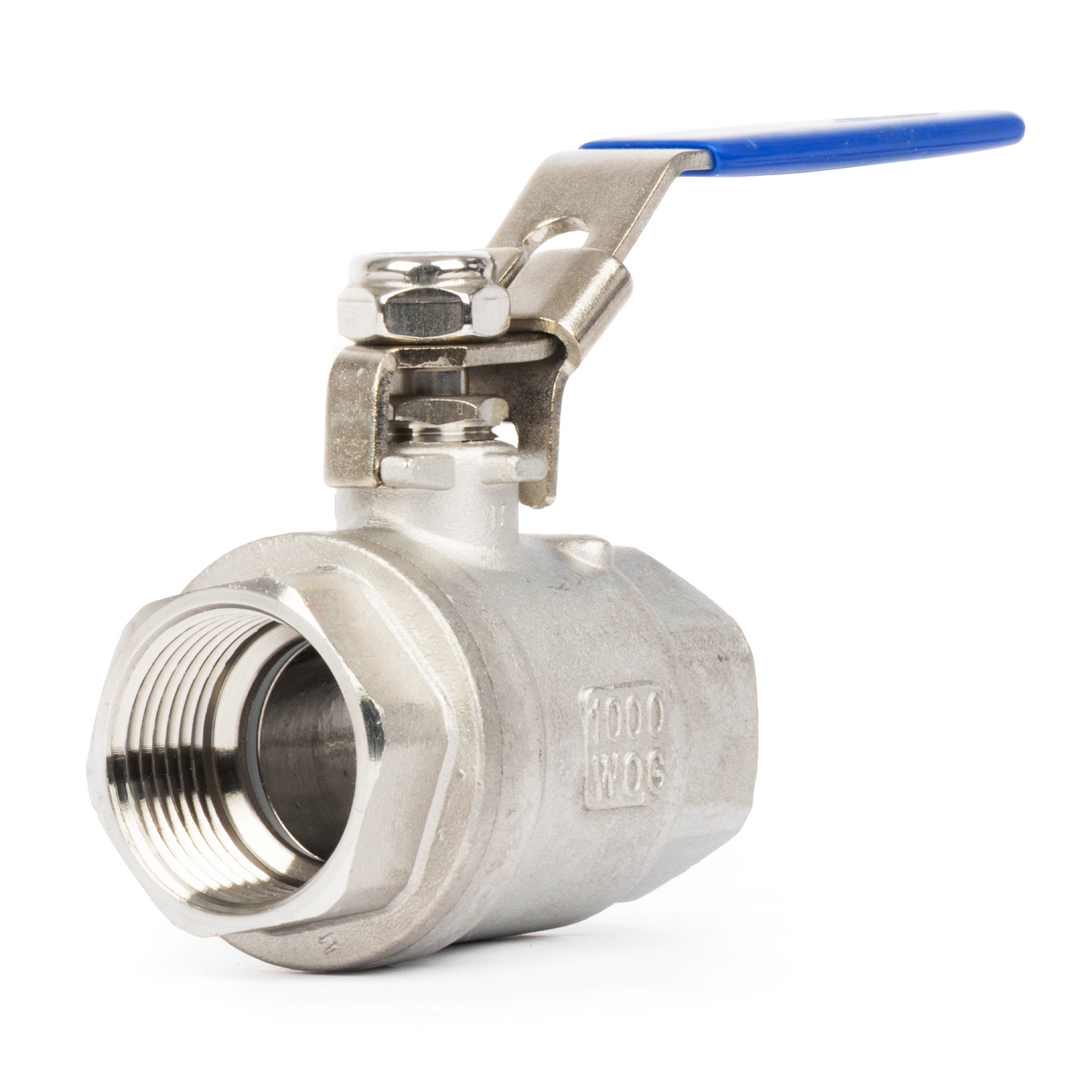 1" Lockable Ball Valve – Female x Female Stainless Steel Heavy Duty, 1000WOG, Full Port with Locking Device