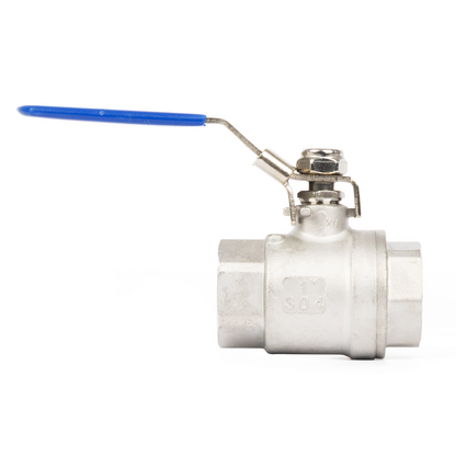 1" Lockable Ball Valve – Female x Female Stainless Steel Heavy Duty, 1000WOG, Full Port with Locking Device