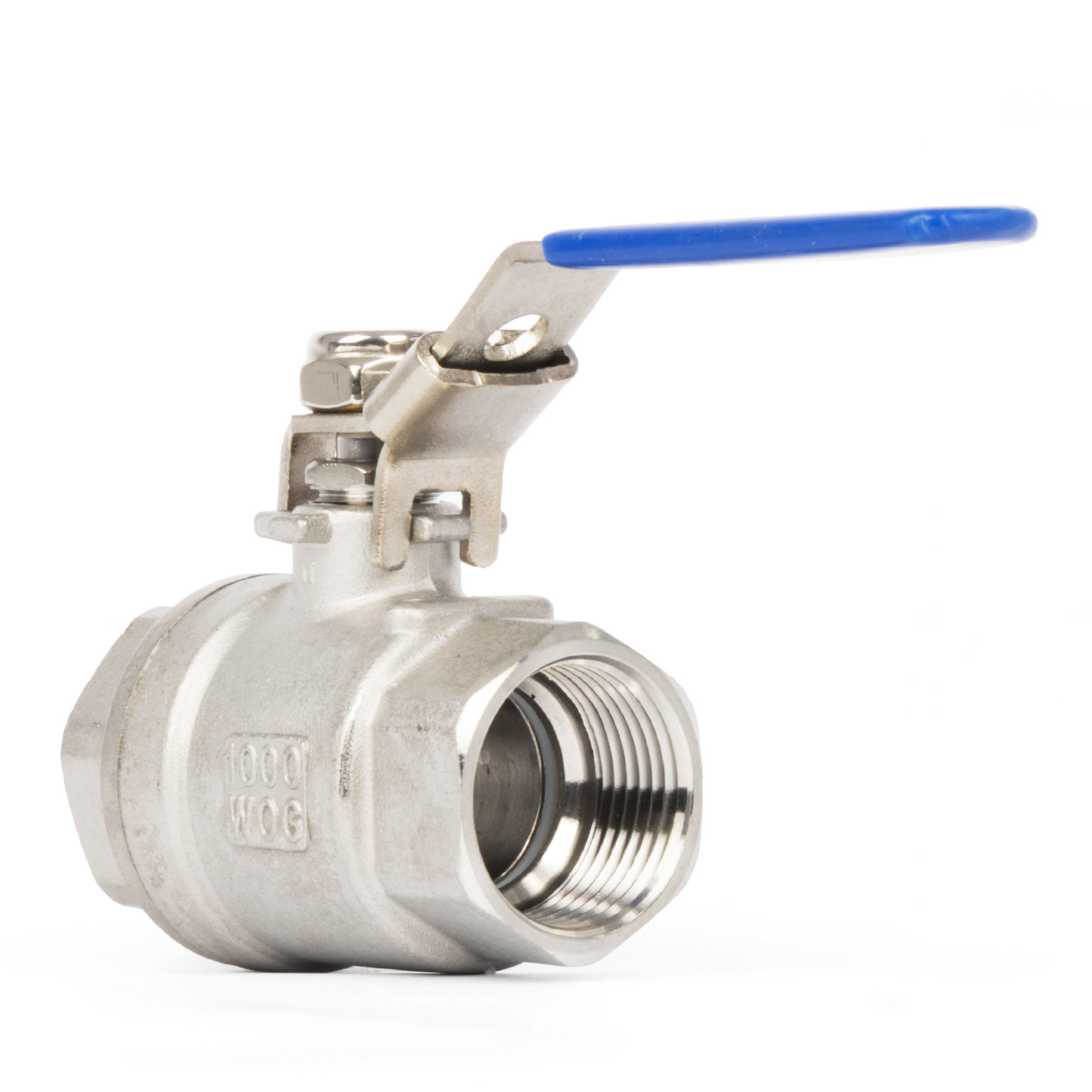 1" Lockable Ball Valve – Female x Female Stainless Steel Heavy Duty, 1000WOG, Full Port with Locking Device