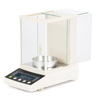 0,01 mg semi-mikro analytisk vekt - 102 g x 0,01 mg / 0,1 mg Vitenskapelig laboratoriepresisjonsvekt med automatisk kalibrering