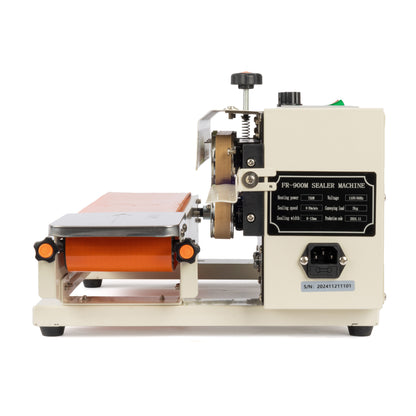 U.S. SOLID Continuous Bag Band Sealer Tabletop Sealing Machine, Automatic Horizontal Band Sealer with Digital Temperature Control