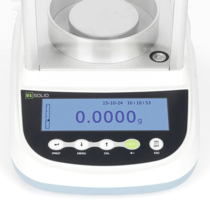 0,1 mg x 410 g Analysenwaage – 0,0001 g Scientific Precision Lab Elektronische Waage mit hochpräzisem Wandler, automatischer Kalibrierung