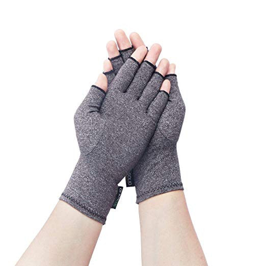 Compression Gloves- Relieve Arthritis Pain, Large(Dia. of palm > 4")