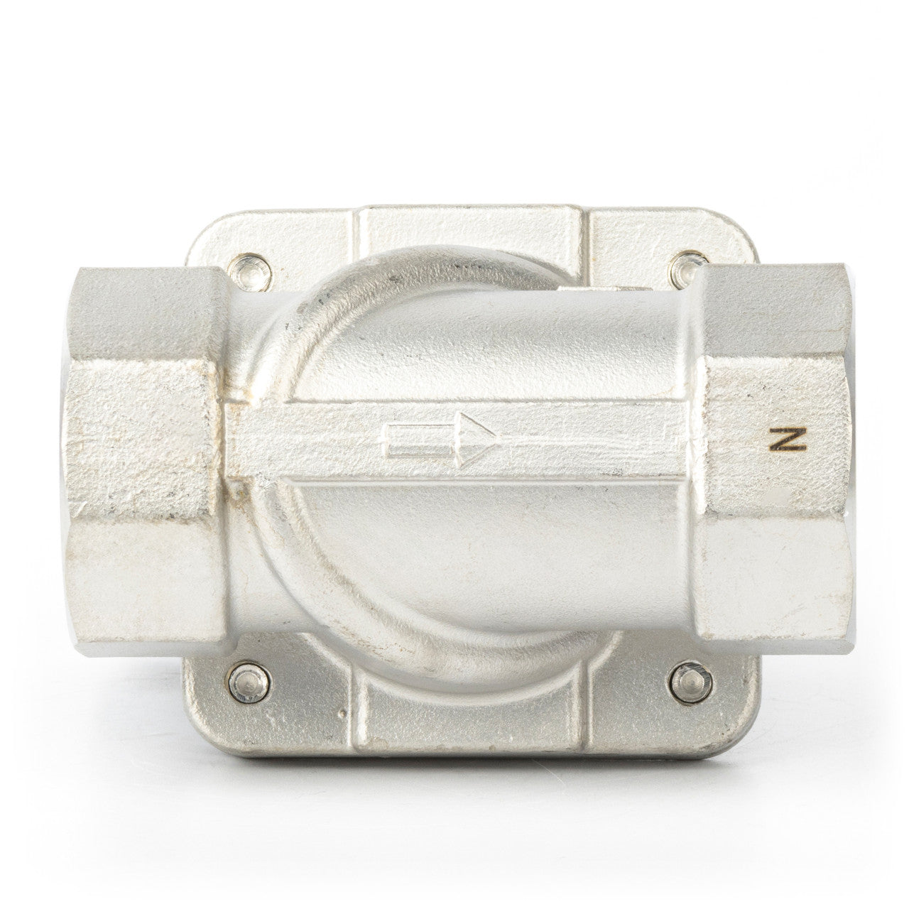 1-1/4" Solenoid Valve - Stainless Steel 12V DC Normally Closed with Viton Seal, Junction Box Type