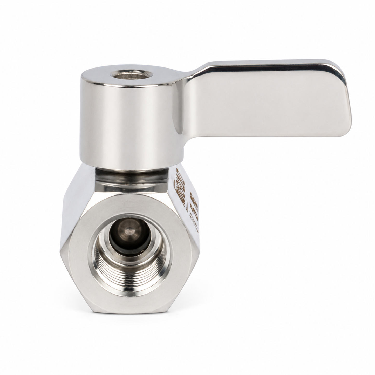1/4" Mini Ball Valve 304 Stainless Steel Female Thread 2PCS