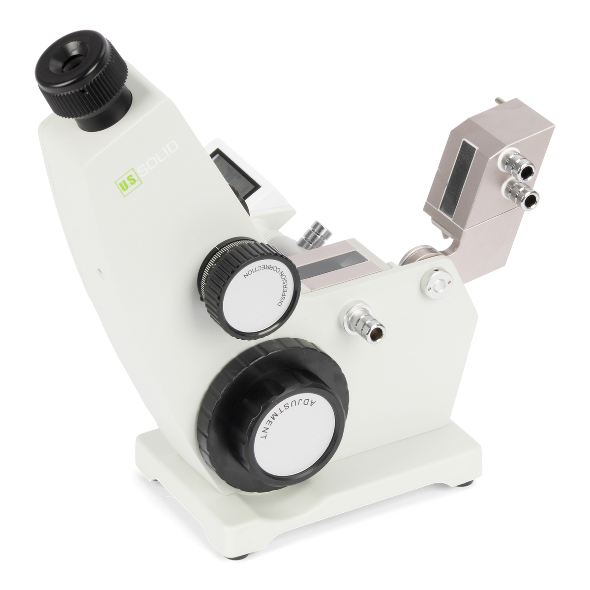 Abbe Refractometer, 1.3000-1.7000 nD, ±0.0002 nD, 0-95% Brix