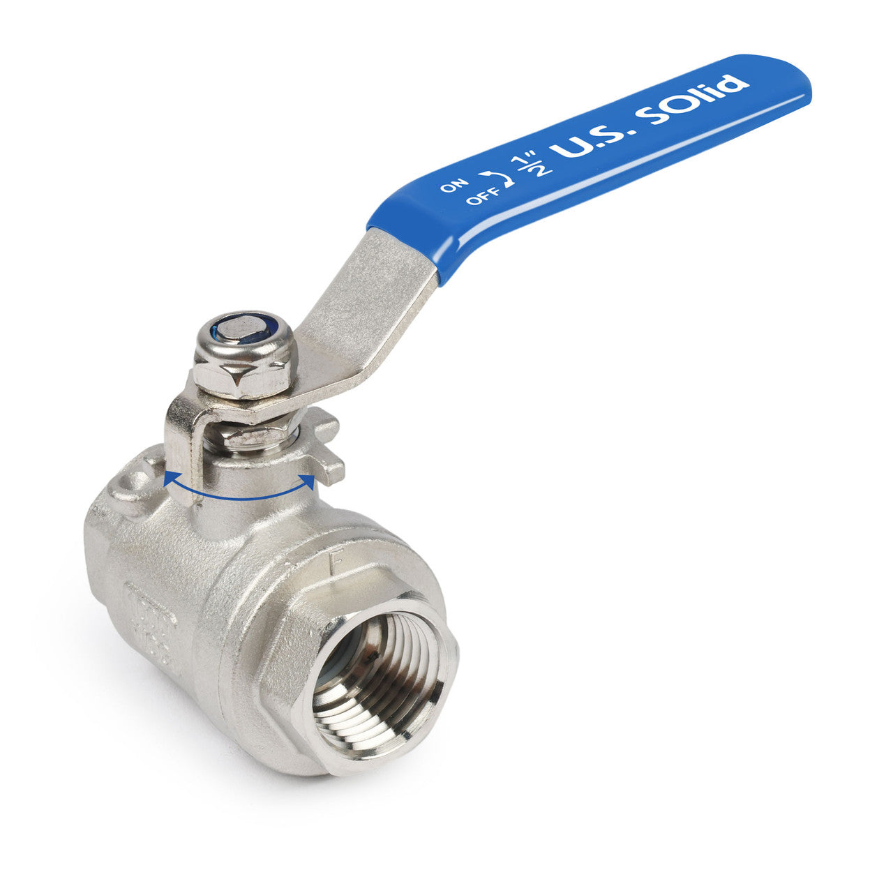 1/2” Ball Valve - 304 Stainless Steel Female Ball Valve, Full Port