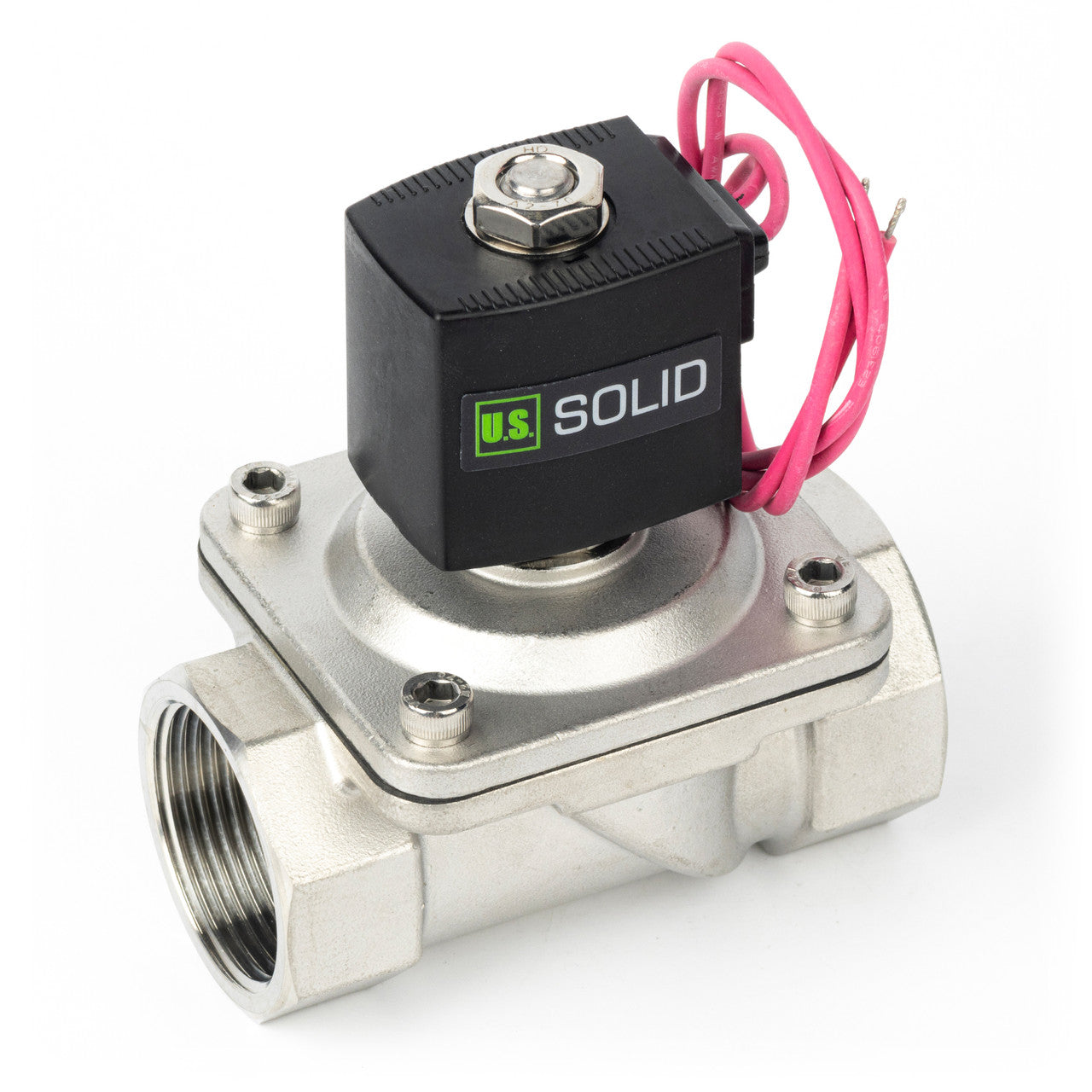 1-1/4" Solenoid Valve - Stainless Steel 110V AC Normally Closed with Viton Seal