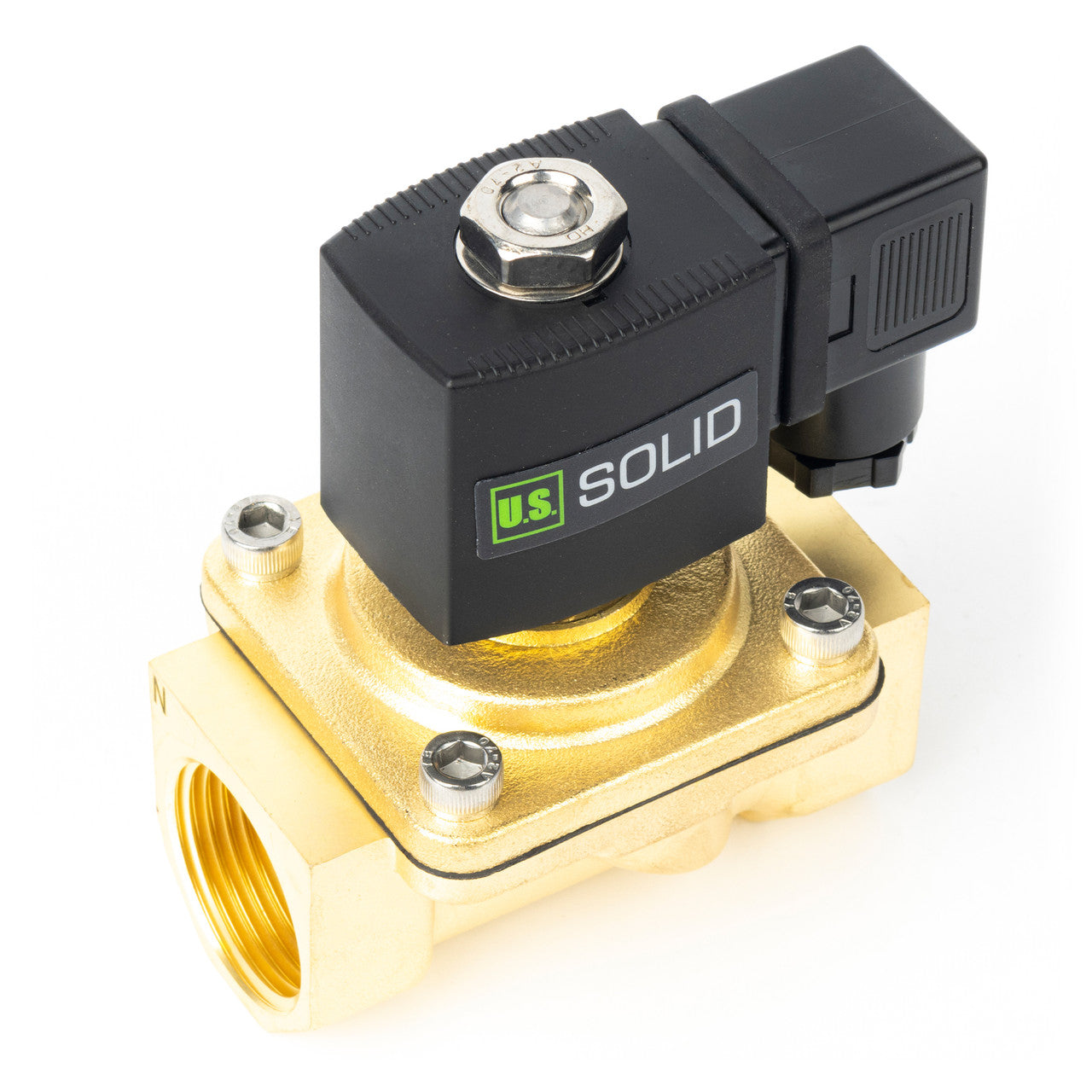 1" Solenoid Valve - Brass110V AC Normally Closed with Viton Seal, Junction Box Type