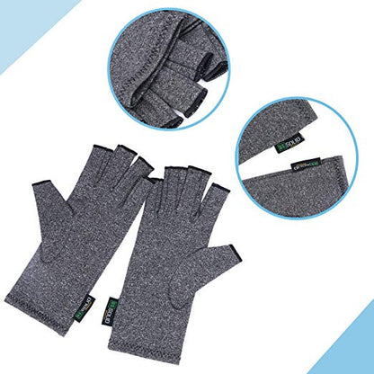 Compression Gloves- Relieve Arthritis Pain, Large(Dia. of palm > 4")