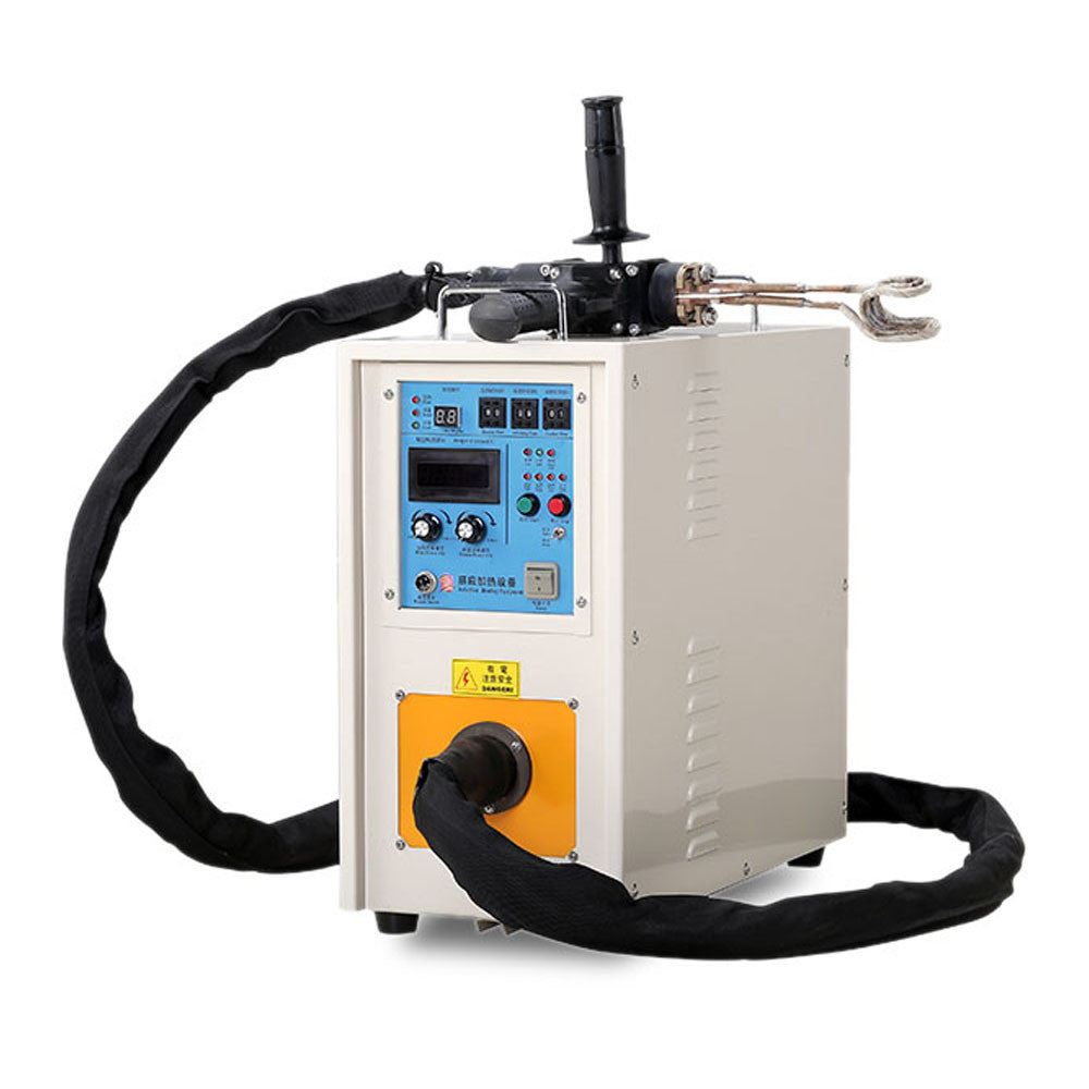 U.S. Solid Handheld High Frequency Induction Heater 15 KW 30-80 KHz, 16:1 Turns Ratio, Single-phase 110V or 220V