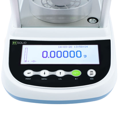 U.S. Solid 0.01 mg Analytical Balance - Semi-Micro Scientific Balance, 82 g x 0.01 mg/220g x 0.1 mg