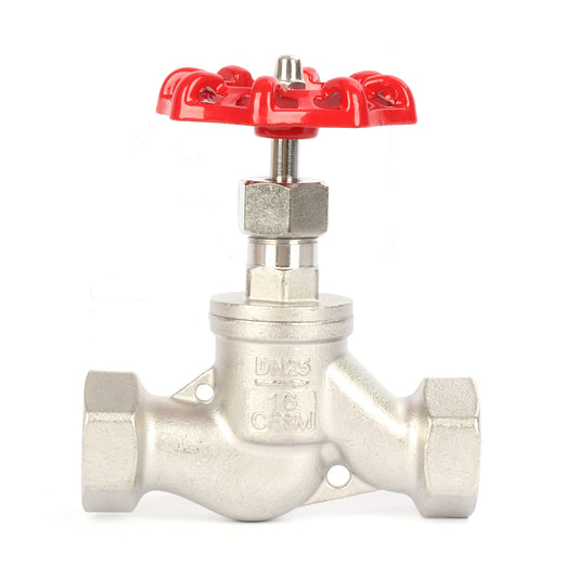 1" Stainless Steel Globe Valve, S-Type Flow Adjuster for Water, Oil & Gas