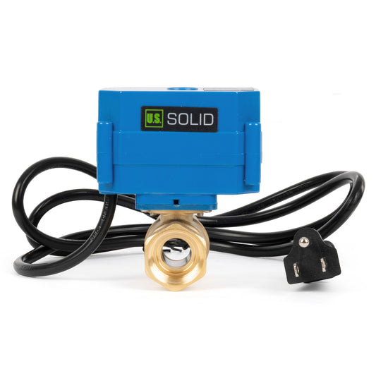 Motorbetriebener 3/4"-Kugelhahn aus Messing mit Kegel, Standardanschluss, 110 V/220 V AC, automatische Rückstellung, normalerweise offen