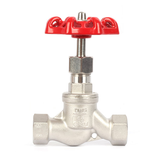 1/2" Stainless Steel Globe Valve, S-Type Flow Adjuster for Water, Oil & Gas