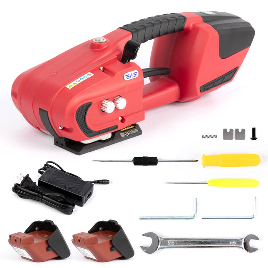 U.S. Solid Electric Strapping Machine with 2pcs 4000mah Battery Powered