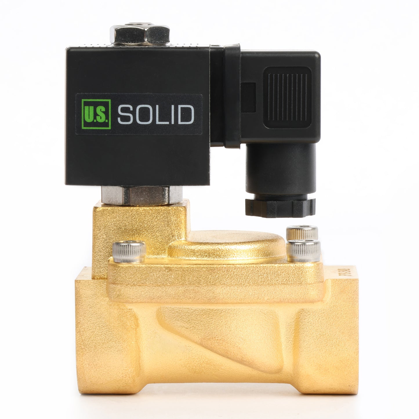 3/4" Brass  Solenoid Valve - 24V AC, Normally Closed, 4.4-232 PSI, VITON Seal