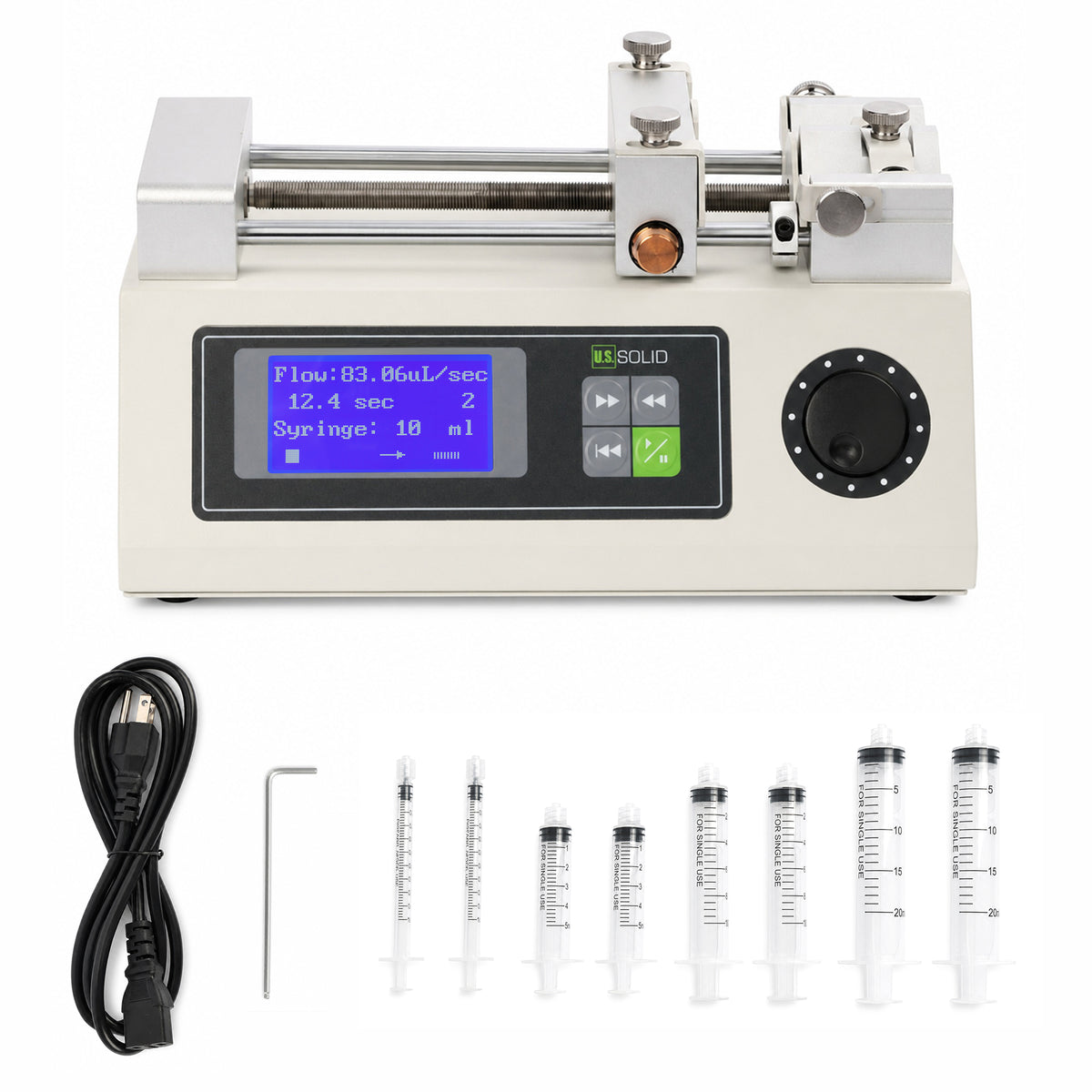 Precision Laboratory Dual Syringe Pump for Research Applications
