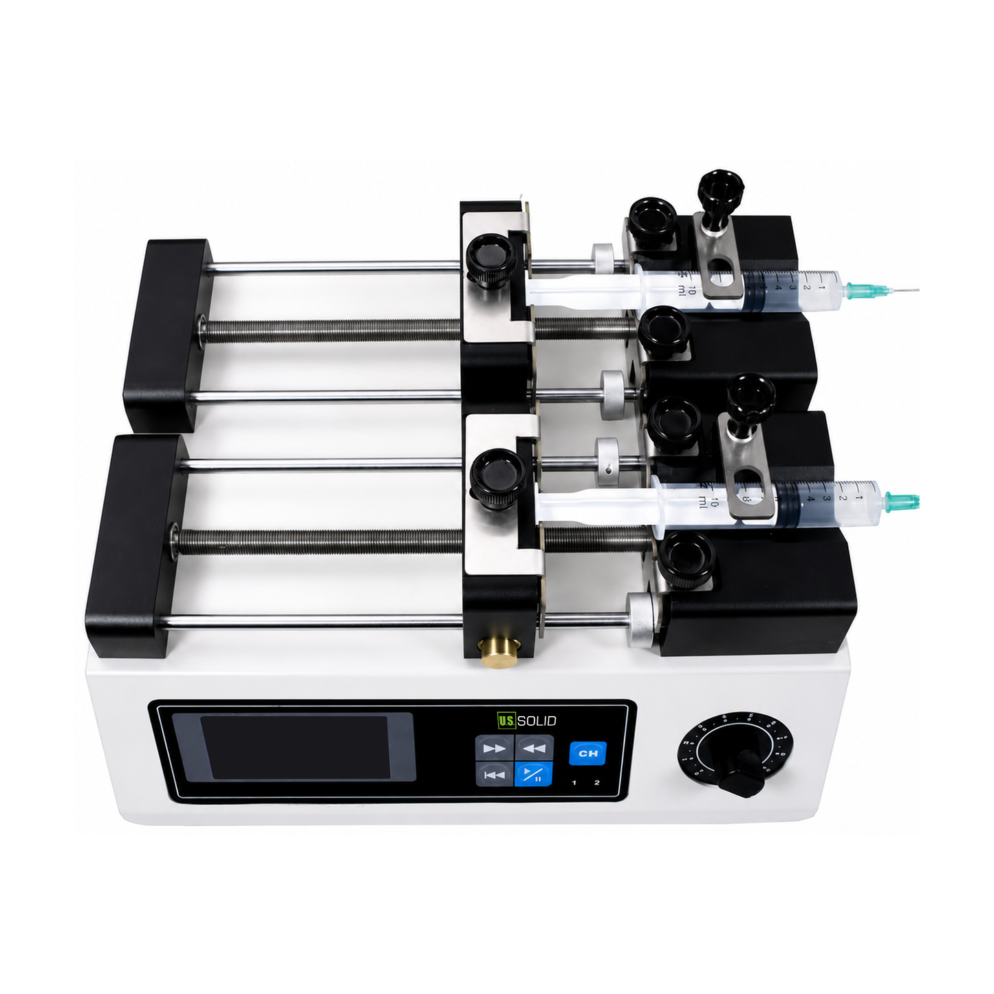 Dual-Channel Independent Control Syringe Pump, Infuse/Withdraw, 0.764 nL/min～52.95 mL/min