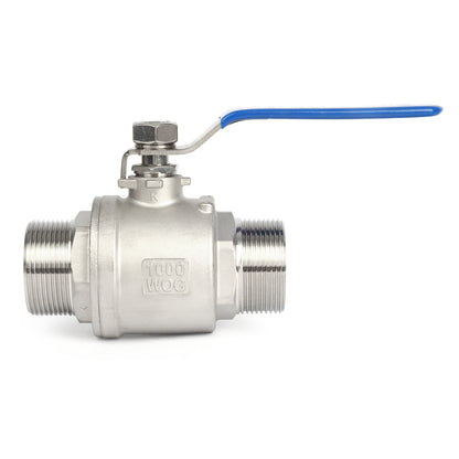 1/2" Kugelventil aus Edelstahl 304 mit Außengewinde
