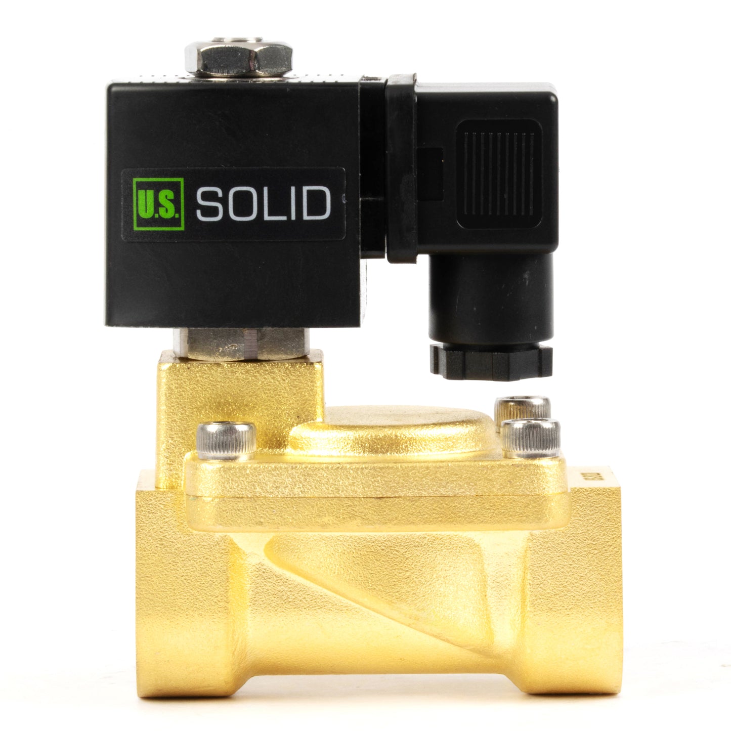 3/4" messing magneetventiel - 12V DC, normaal gesloten, 4,4-232 PSI, VITON-afdichting