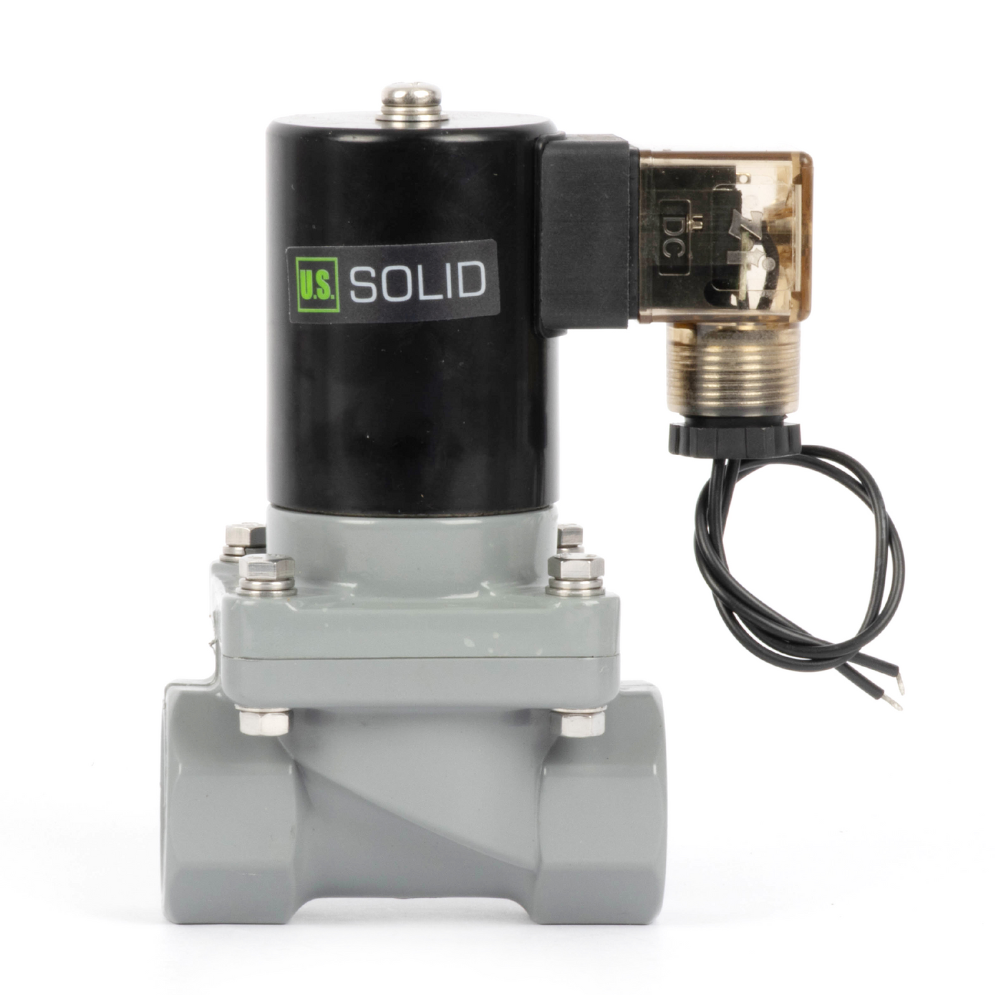 Korozyona Dayanıklı Solenoid Vana - 3/4" CPVC, 12V DC, Normalde Kapalı, VITON Conta