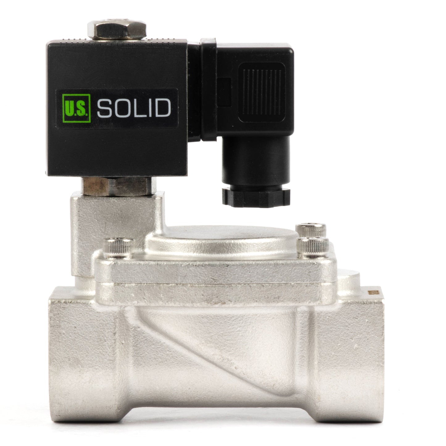 1" magnetventil i rustfrit stål - 24V AC, normalt lukket, 4,4-232 PSI, VITON-tætning