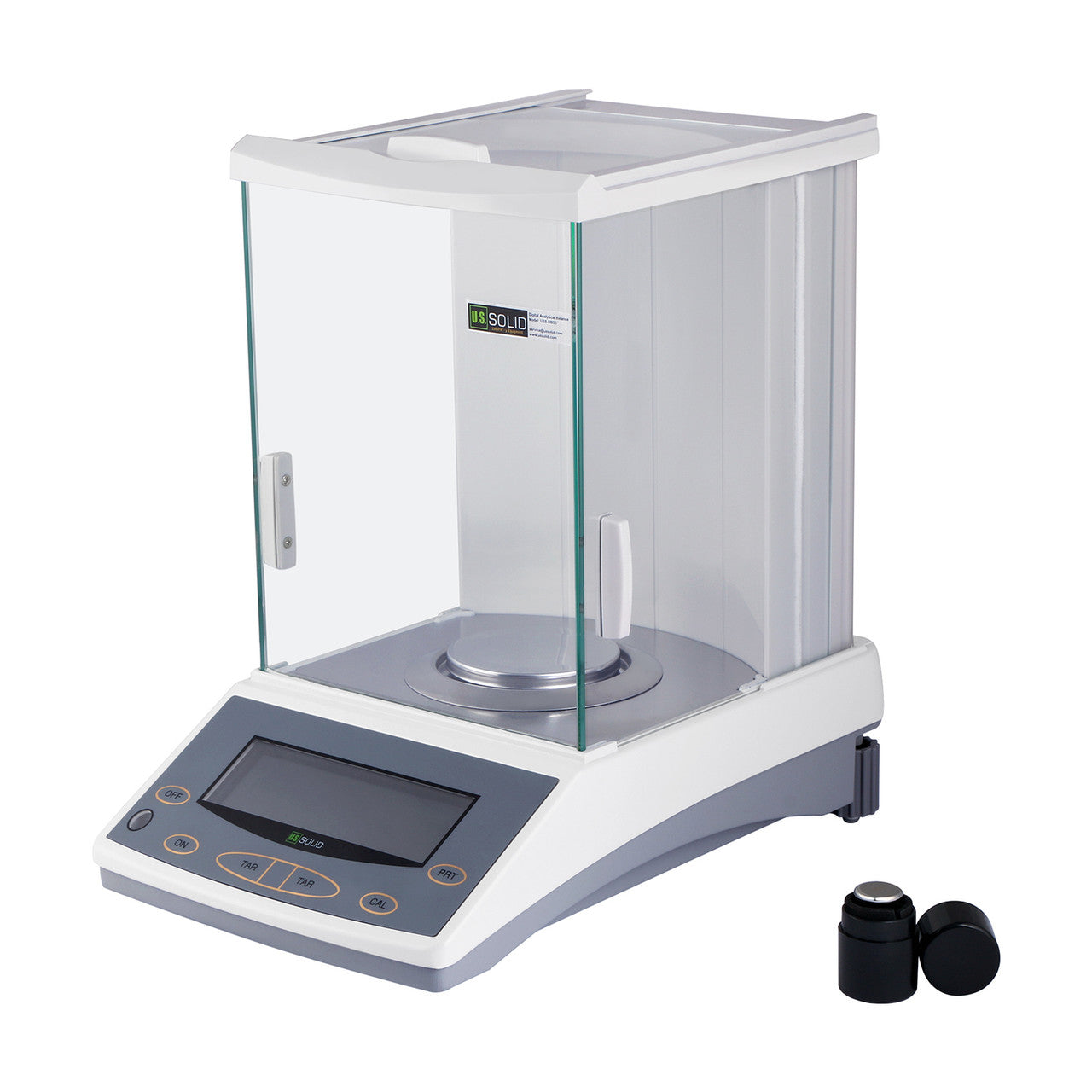 U.S. Solid 110 x 0.0001g Analytical Balance, 0.1 mg Lab Balance Digital Precision Scale, Suitable for Powder Types, 3 units