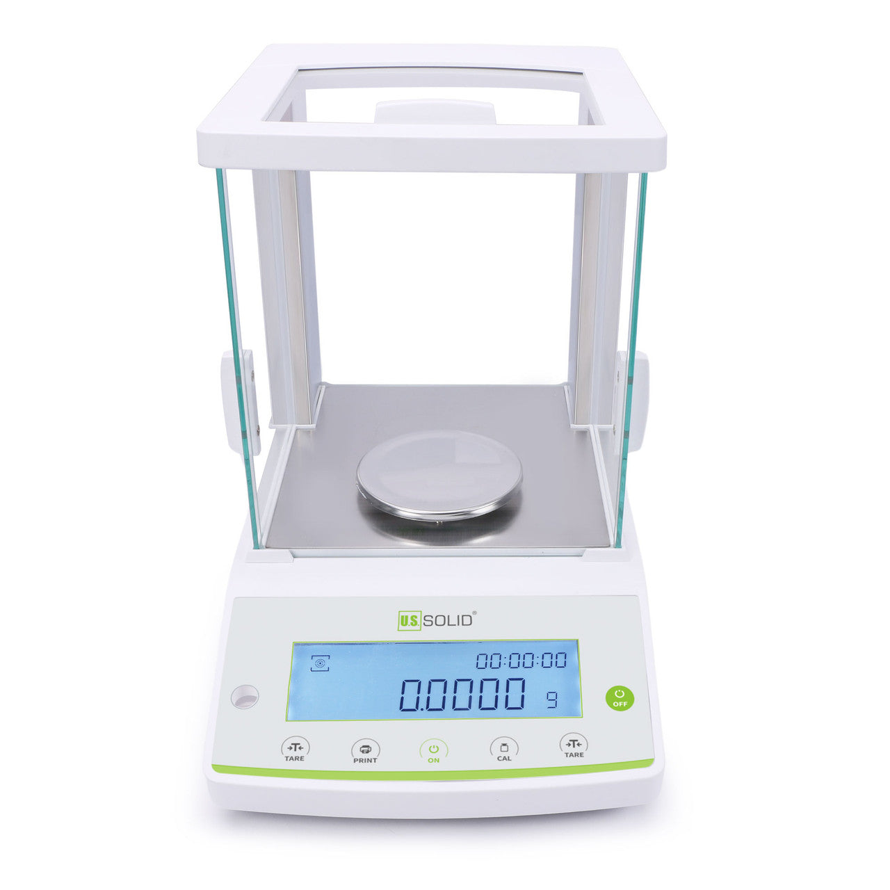 U.S. Solid 0.1 mg Analytical Balance– Density and Dynamic Weighing,  0.0001 g x 400 g